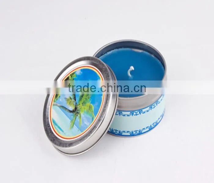 tin candle holder