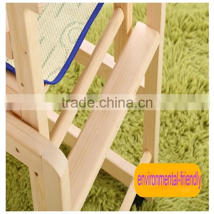 Wholesale wooden baby high chairs multi-function baby chair for restaurant portable baby high chair
