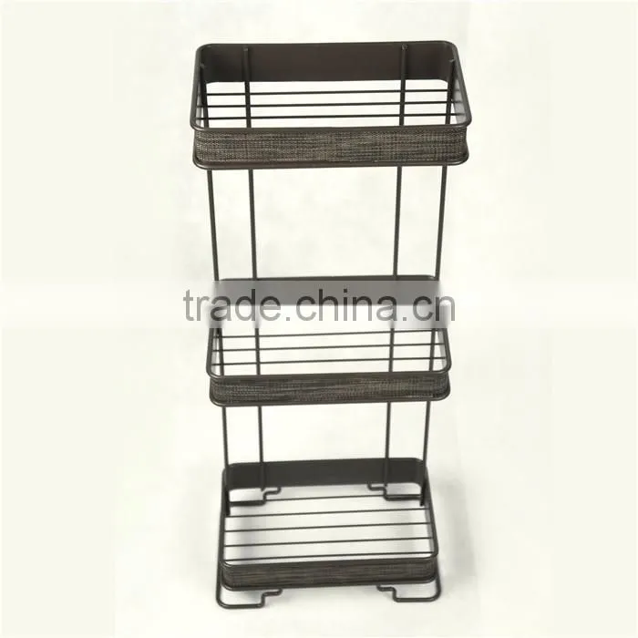 Standing 3-tire Bathroom Shampoo Rack