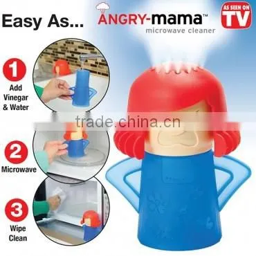 Kitchen Gizmo Microwave Oven Steam Cleaner Angry Mama