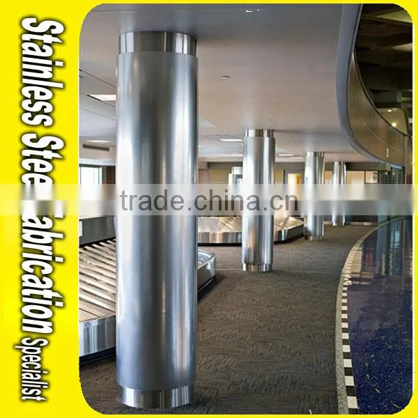 Building Structural 304 Stainless Steel Exterior Decorative Column