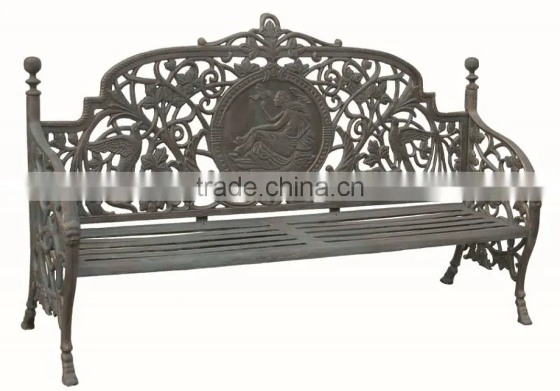 Trade Assurance garden Furniture antique cast iron bench supplier