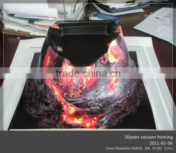 vacuum forming thermoforming distortion printed display base