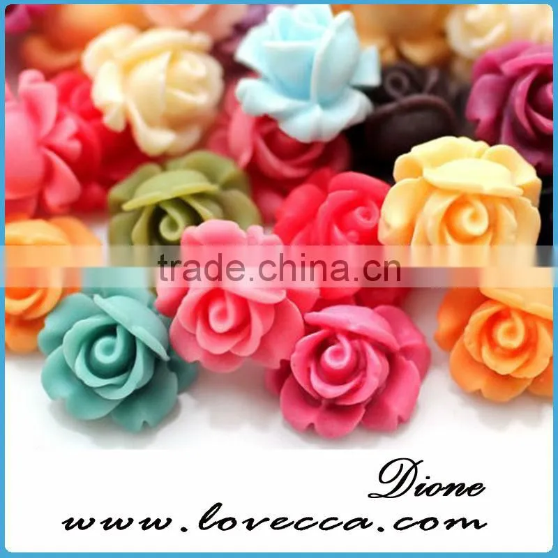 hot new products for 2014 resin flower cabochons 12mm