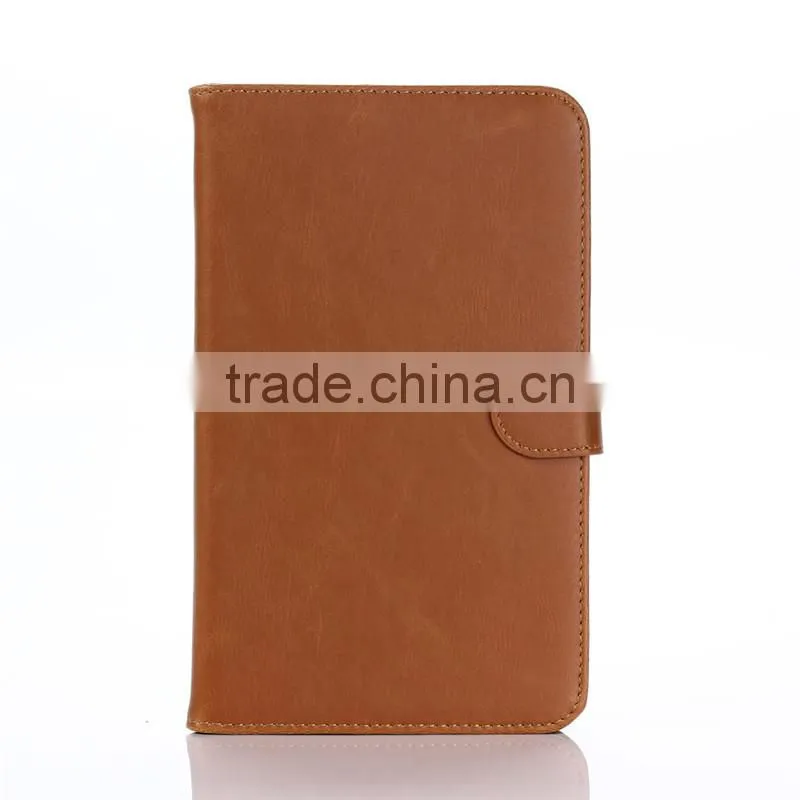 High quality crazy-horse PU card bumper/pocket cell phone case for Samsung Tablet