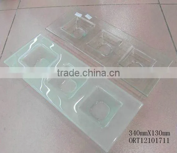 hot melt temper glass plate