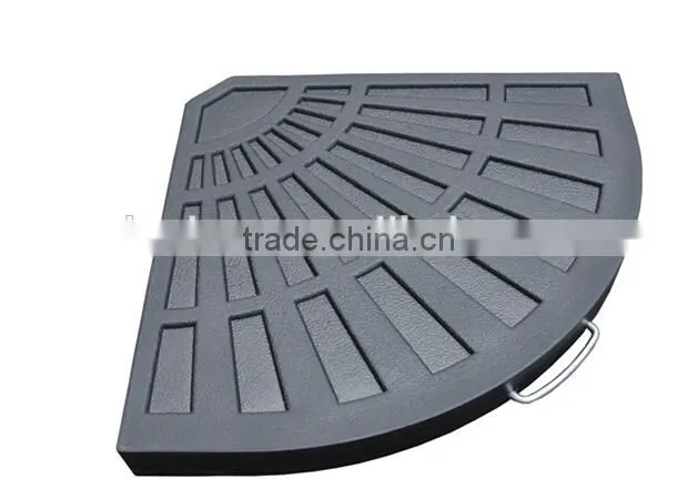 14KGS Patio Umbrella Cross Base Resin Plate