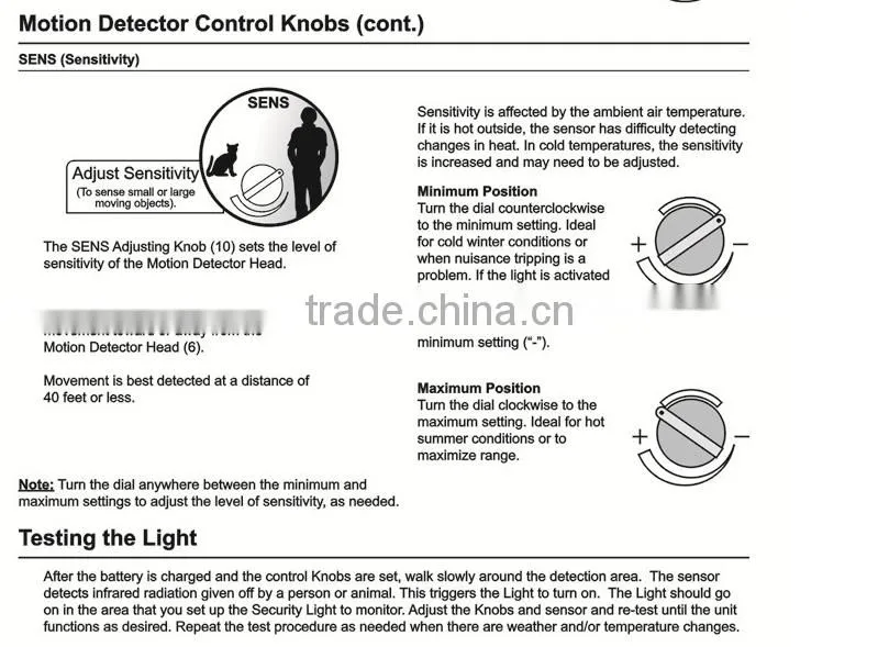 High lumen outdoor ip65 30w motion sensor solar garden light