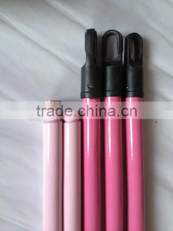 Mop handle for brush