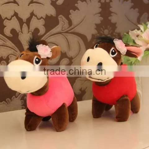 lovely girl cartoon plush quality plush baby doll toy with EN71