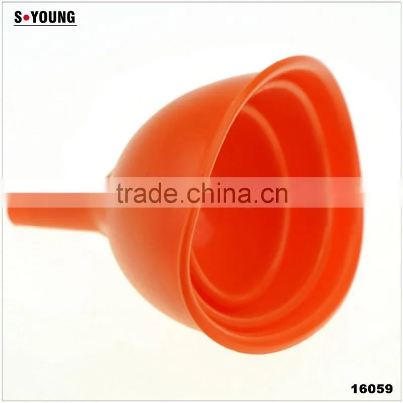 11002 3pcs new design silicone folding funnel/foldable funnel