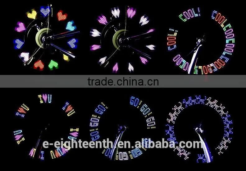 2016 new Cycling Bike Bicycle Tire Wheel Valve 7 Led Flash Light
