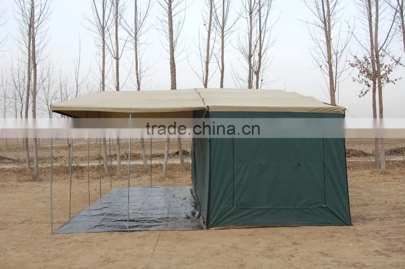 Outdoor sports 4WD waterproof cotton canvas fabric camping trailer/Car trailer tent for camping