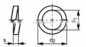 Grade2 Factory Price DIN127 Titanio Spacer by LIUWEI
