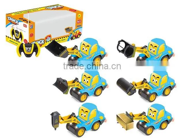 new power truck rc construction truck toy with light