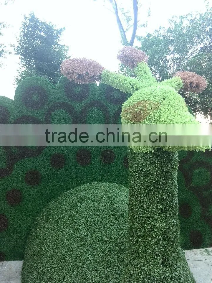 artificial animal topiary artificial peacock &artificial peacock bird