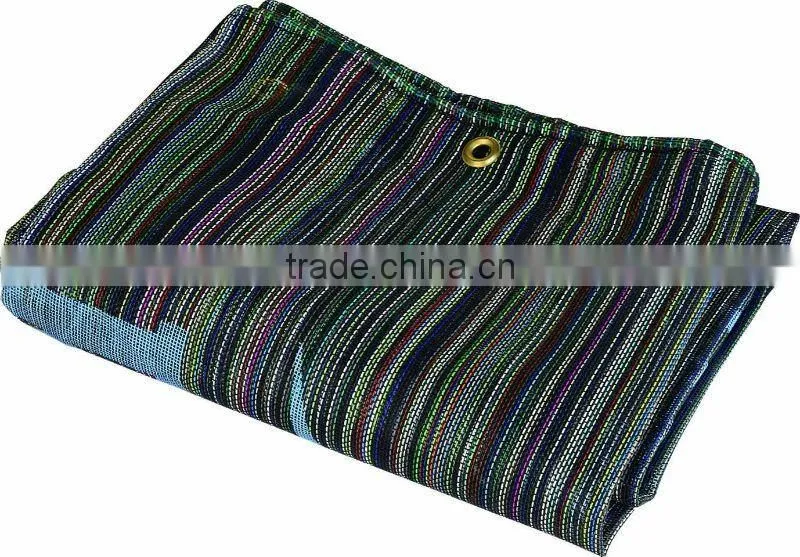 Multi-colored dump tarp