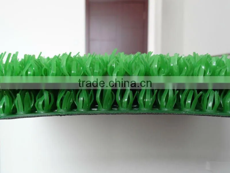 shining artificial plastic grass turf mat
