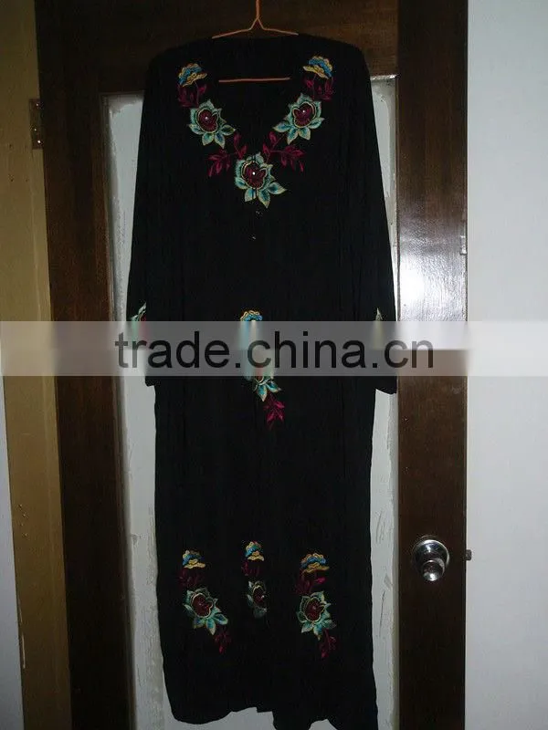 2016 designer abayas dubai 100% cotton new design abaya