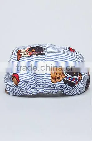 100% cotton fitted cap blank cheap flat brim hat 5 panel