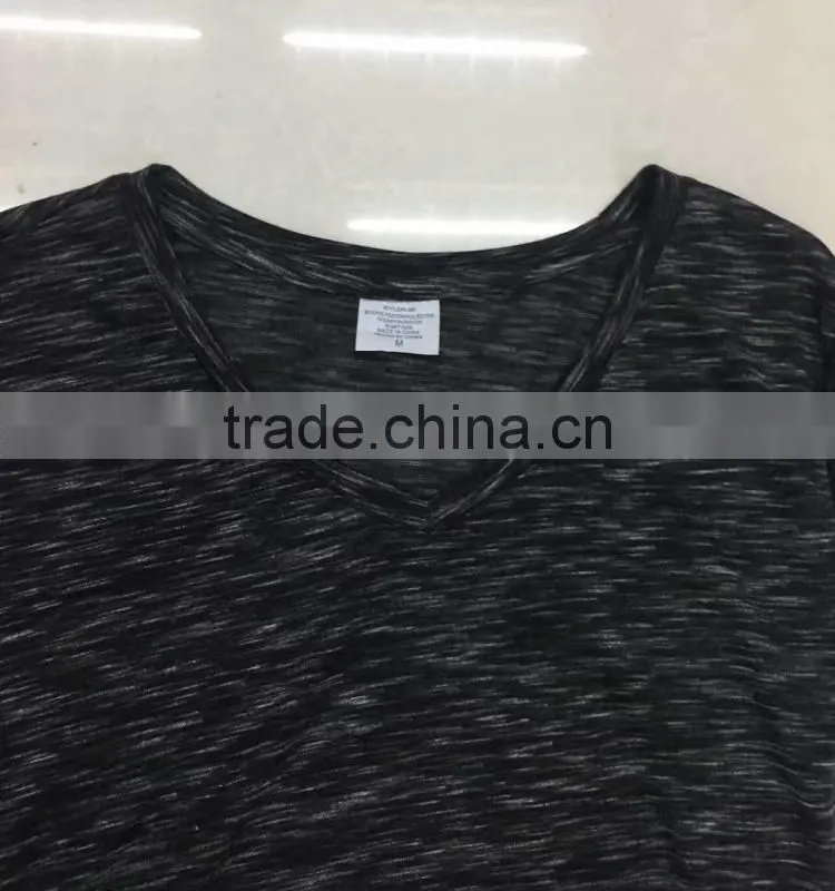 Clearance sale women slub cotton casual t-shirt