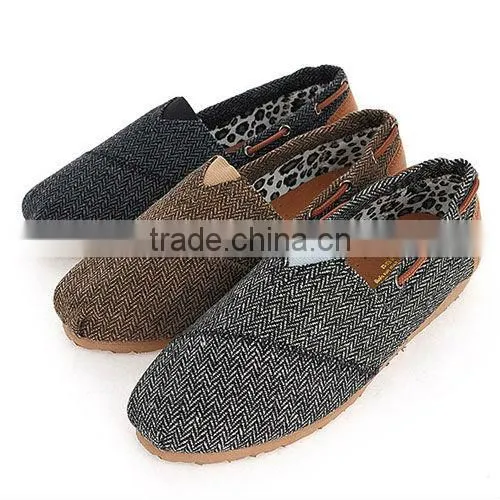 ssd01218 Slip on woolen mix shoes