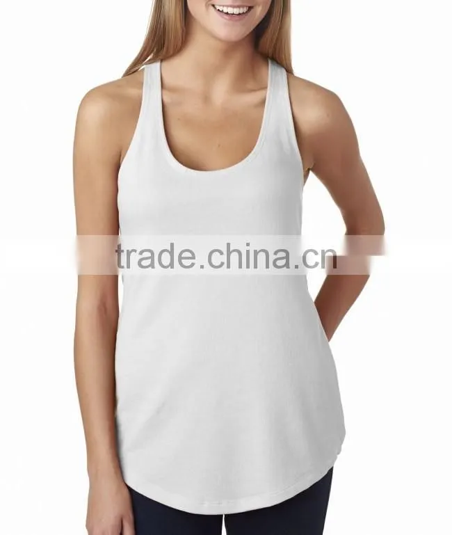 wholesale plain white sport fitness custom tank top