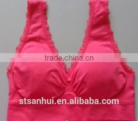 camisole with bra tops tank top bra sexy japanese cute girl lingerie Gym Sports Yoga Tops with Built in Bra