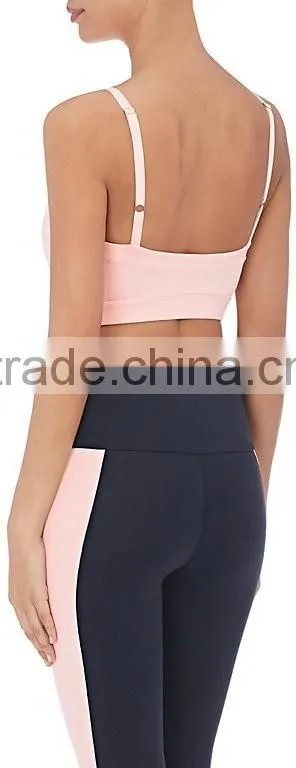 Wholesale New Style Fashionable Sexy Custom Blank Women Sports Bra Sets Women's Radius Microfiber Sports Bra Set