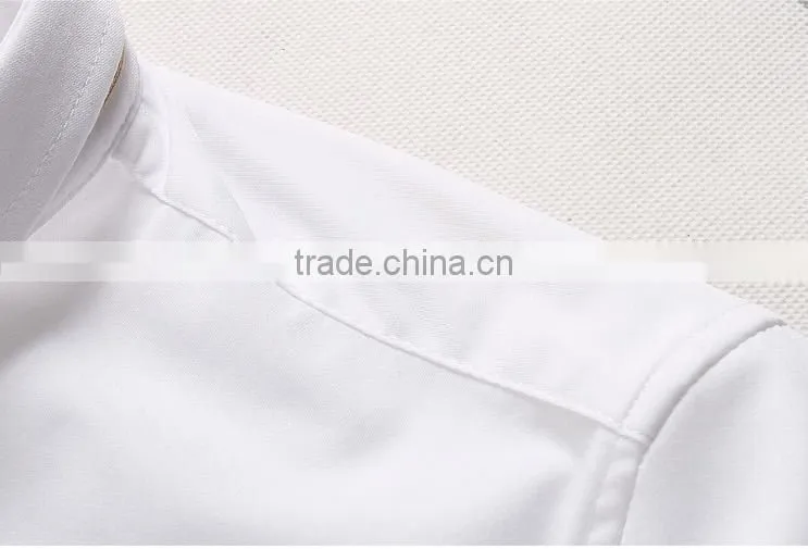 non iron men's shirt white shirt dress shirt