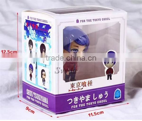 Anime Cartoon toy Tokyo ghouls action figure sets of 4pcs Pvc dolls Q version Tokyo Ghoul figure