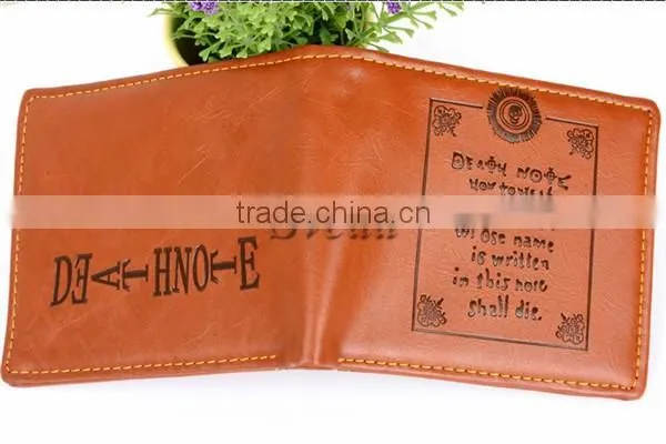 Death Note PU wallet cosplay L purse costume accessory wallet short wallet Hight quality