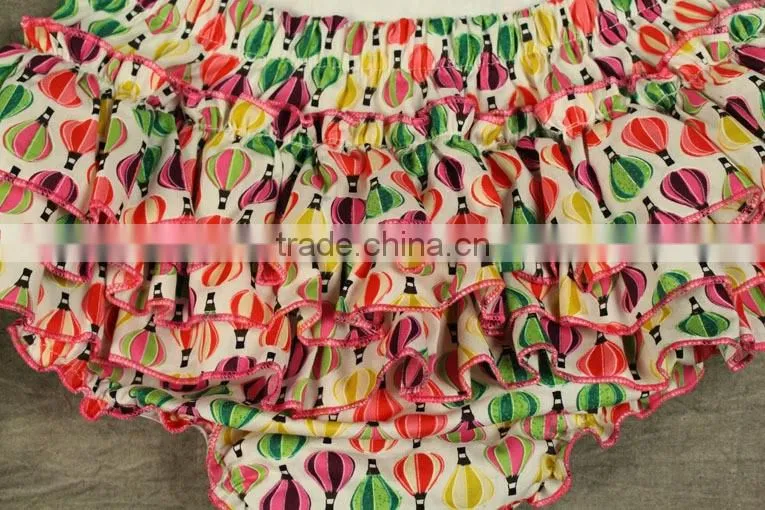 Cotton Foral Prints Frill Backless Infant Girl Rompers