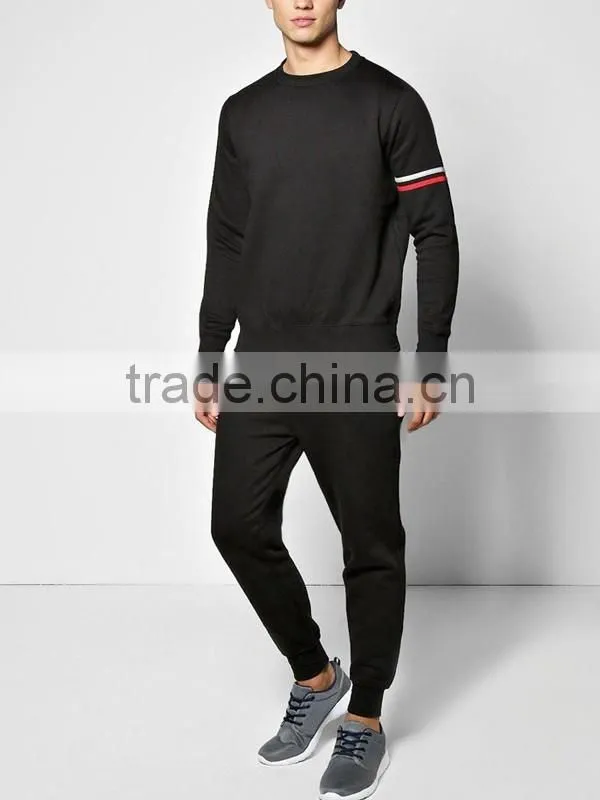 2016 Custom men gym tracksuit high quality tracksuits for men logo oem tracksuits for men sportswear