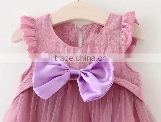 Summer Girls Dress Fashion Style Kids Dress Flowers Print for Baby Dress Girls