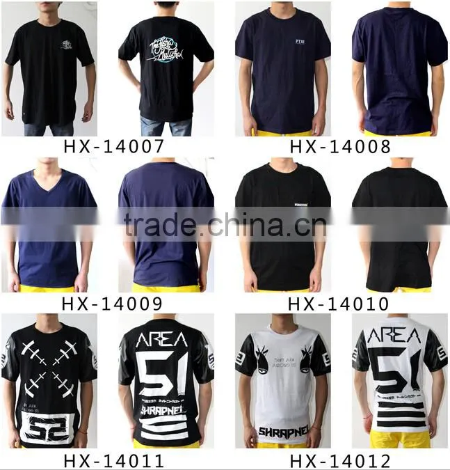 custom fashion plain high quality t shirts