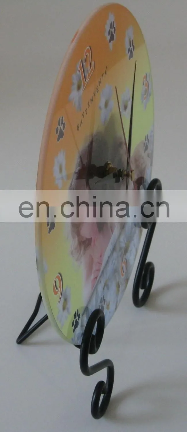Sublimation glass clock