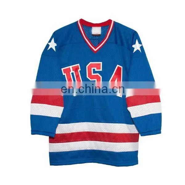 Team set hockey jerseys usa custom reversible ice hockey jerseys china