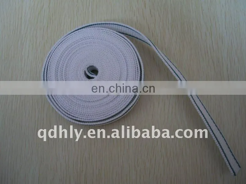 High tenacity PP webbing with colorful line