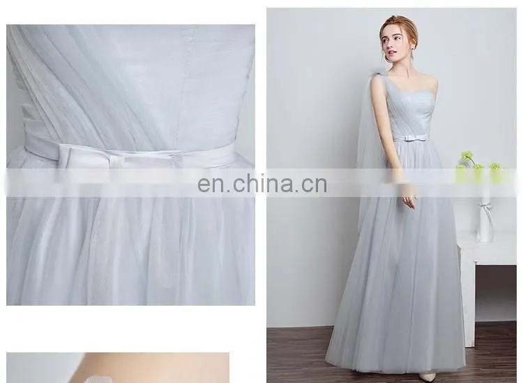 HS1611 Long Floor Length Elegant Prom Evening Dress 2016 Bridesmaid Dress