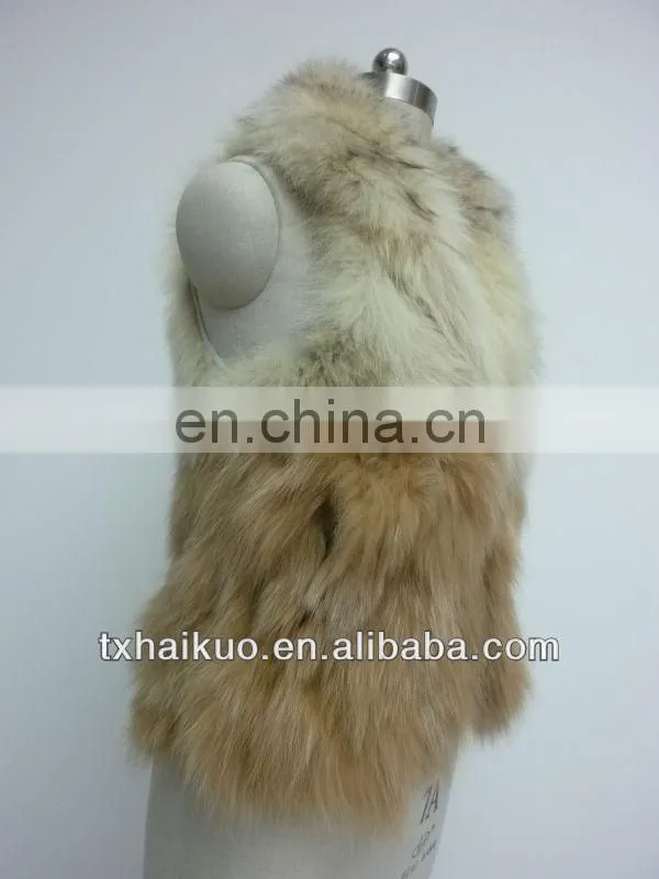 fashion new women's rabbit fur vest