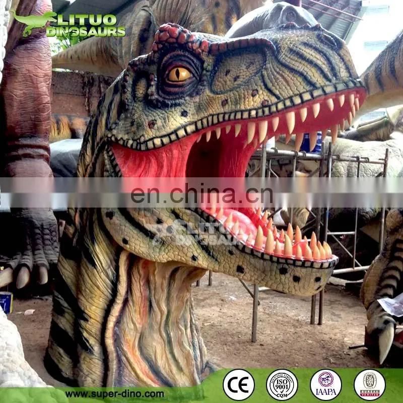 Dinosaur Park Model 3D Dinosaur Head Statue