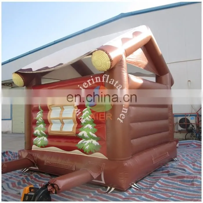 New design for Christmas decoration inflatable boucer slide