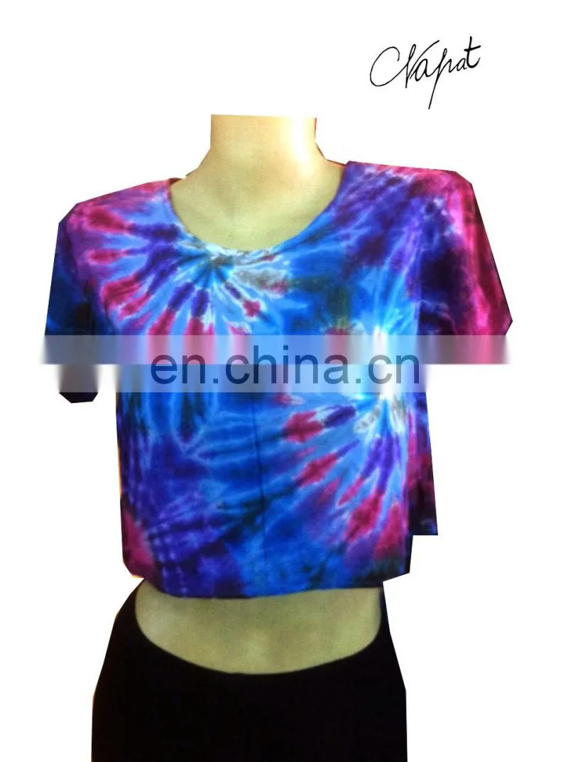 Wholesale colorful T-shirt and tie dye color combinations.