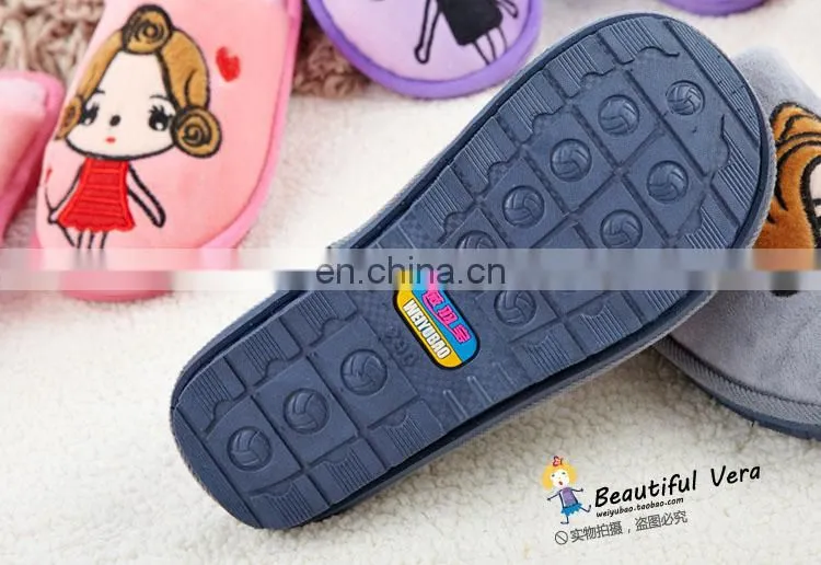 Wholesale Cute Cheap Cotton Slipper for Boys and Girls