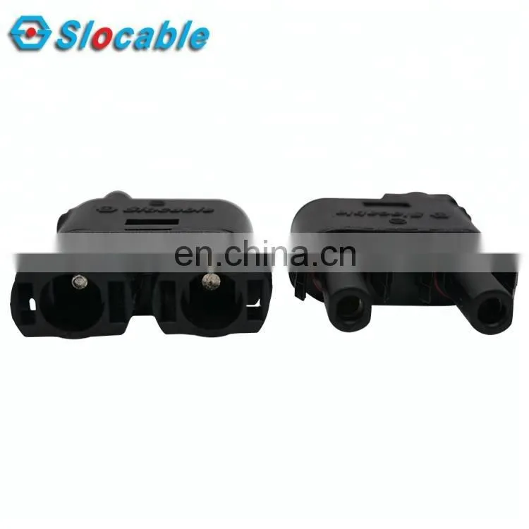 Slocable PV Socket and Plug Solar T Y Branch 2in1 Connector