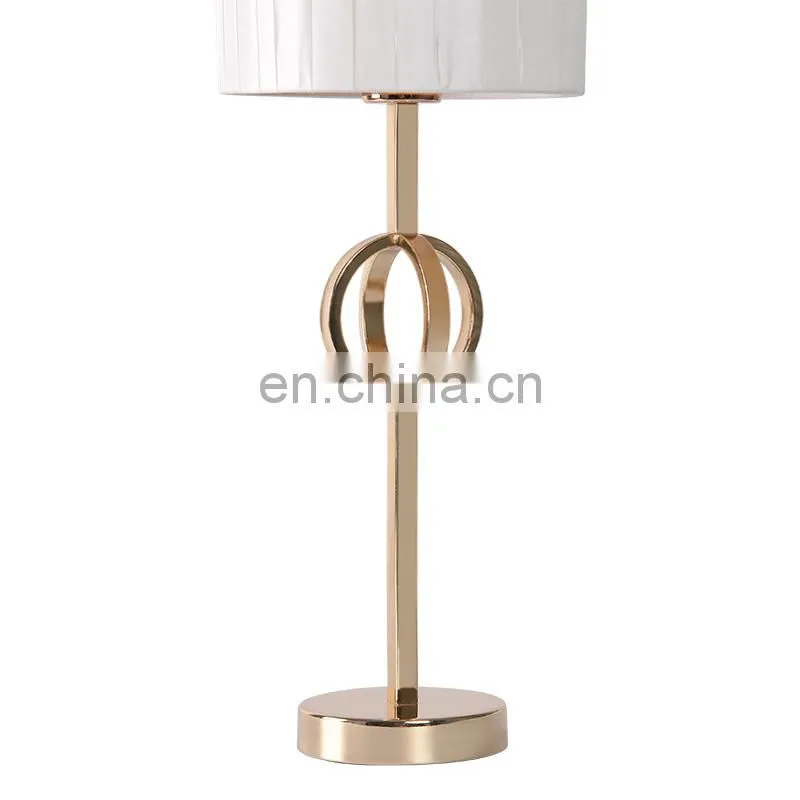 China modern desk lamp and home decoration metal table lamp