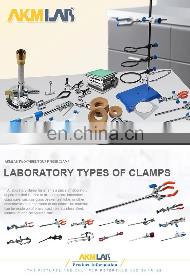 AKMLAB Laboratory Three Finger Extension clamp
