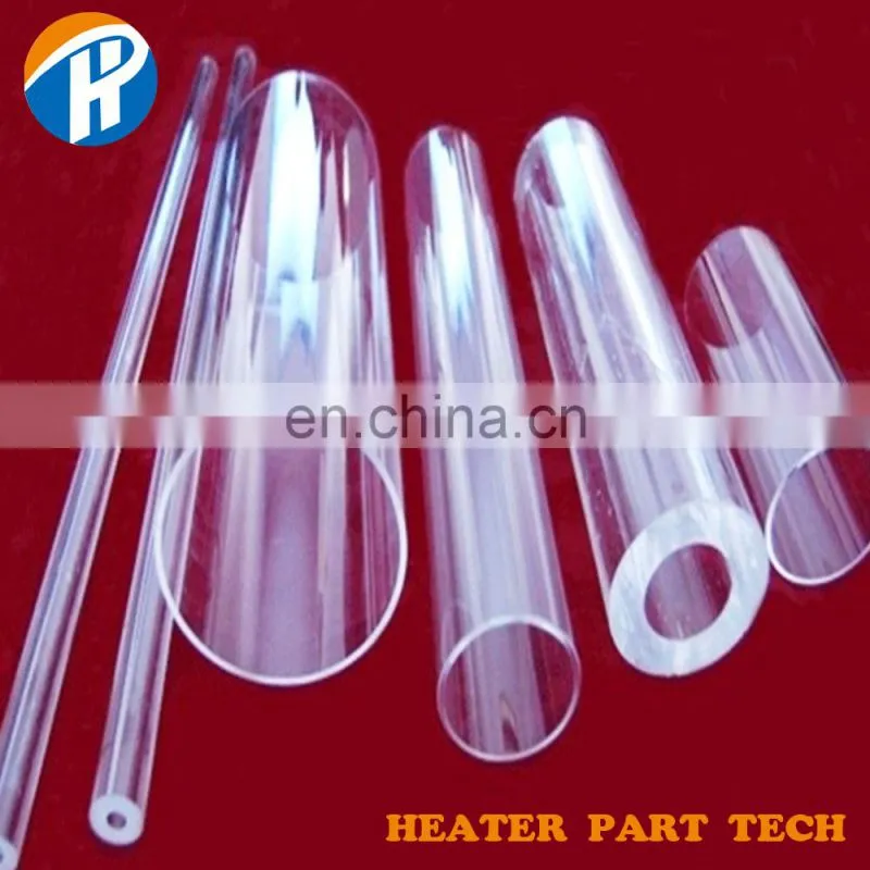 Whole one shape without welded lucency transparency Square Shape Quartz Tube