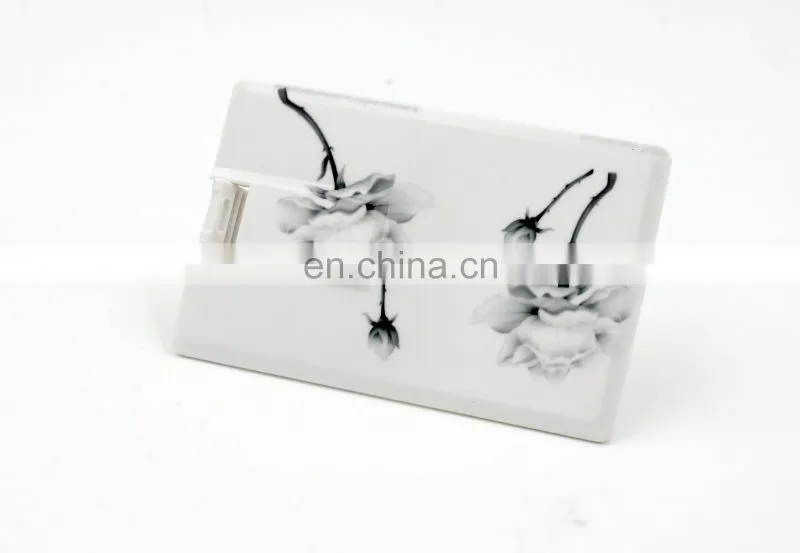 Shenzhen factory Credit Card USB Memory Sticks plastic usb card Flash Drive With Printing Logo